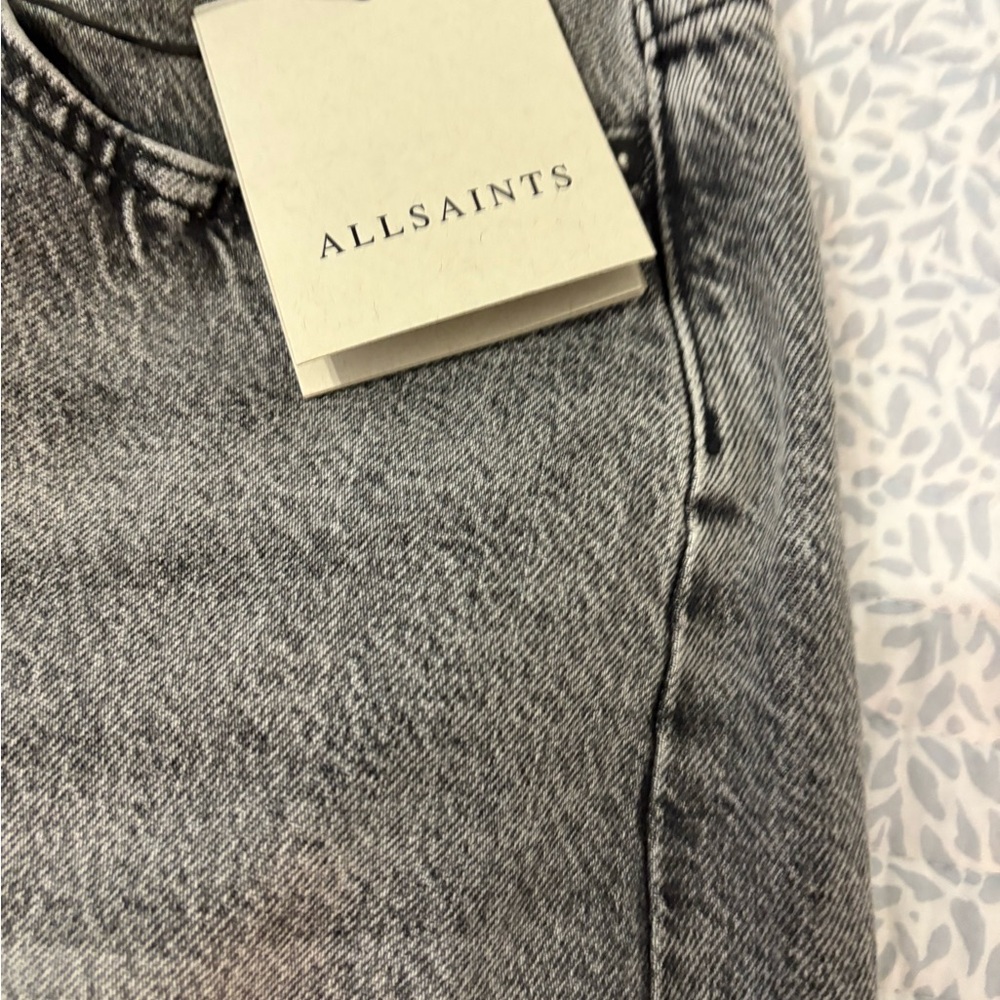 All Saints Women's Charcoal Jeans
